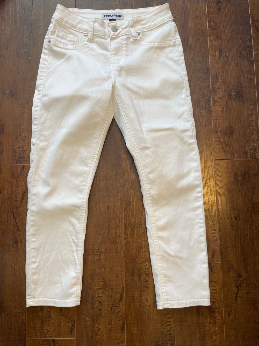 Peter Nygard White Women's Skinny ankle stretchy jeans